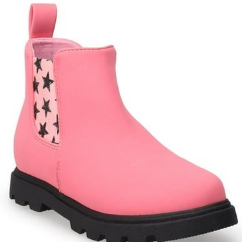 Pink Sonoma size 5 Big Girls Star Boots Pink NWT